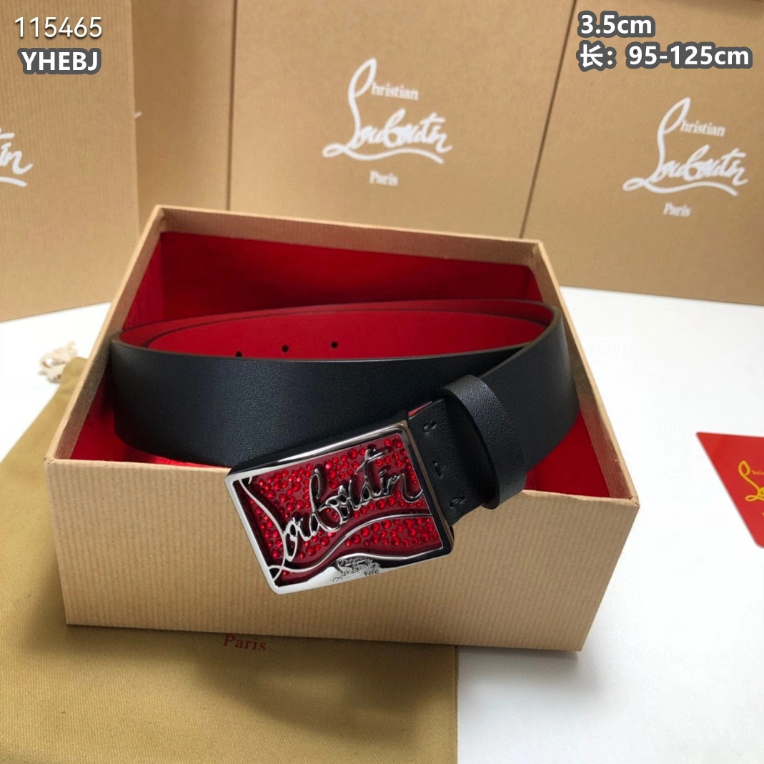 Soft 7609 Christian Louboutin CL AAA Quality Belts For Unisex