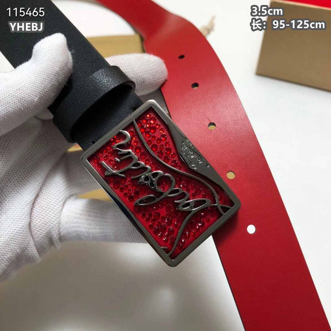 Soft 7609 Christian Louboutin CL AAA Quality Belts For Unisex
