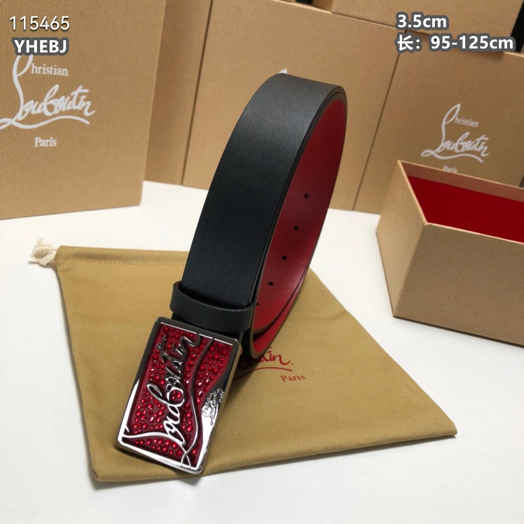 Soft 7609 Christian Louboutin CL AAA Quality Belts For Unisex