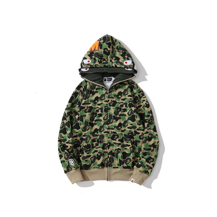 Soft 766 Bape Hoodies Long Sleeved For Men