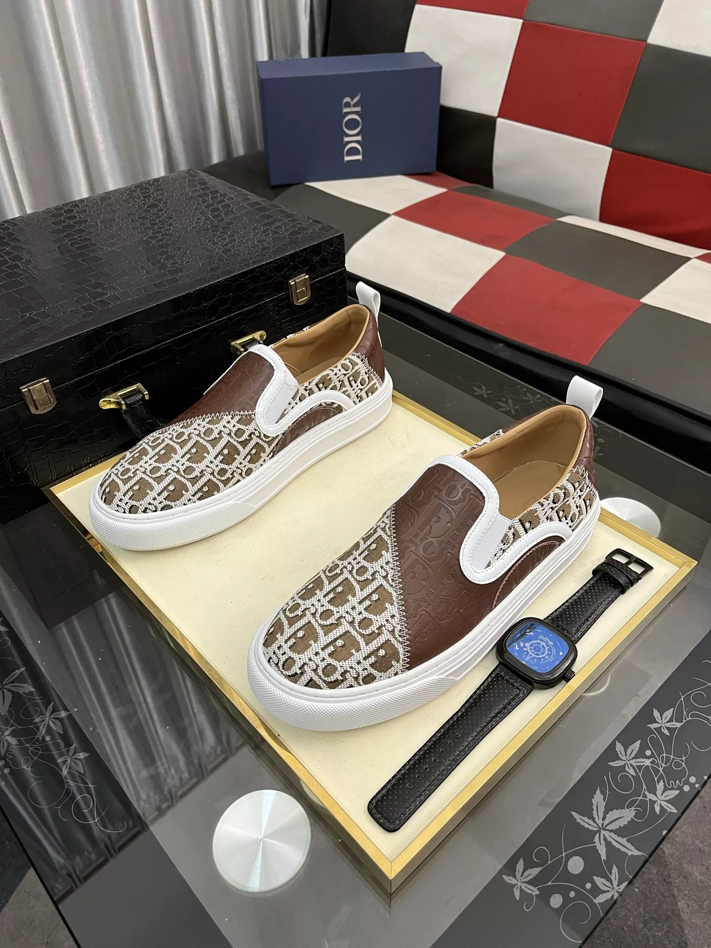 Soft 7687 Christian Dior Casual Shoes For Men