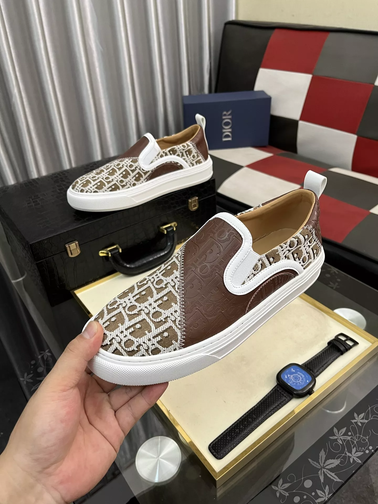 Soft 7687 Christian Dior Casual Shoes For Men