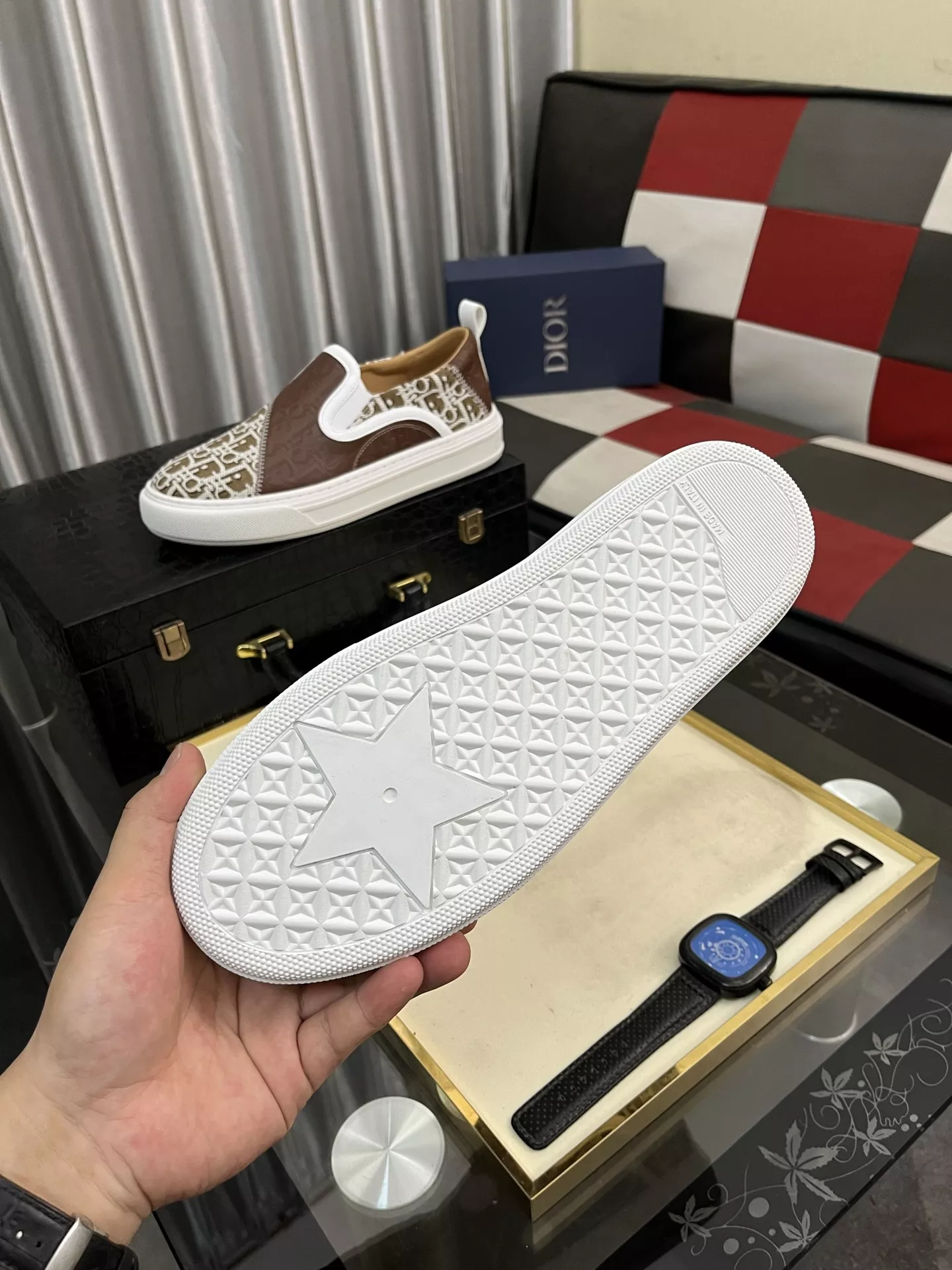 Soft 7687 Christian Dior Casual Shoes For Men