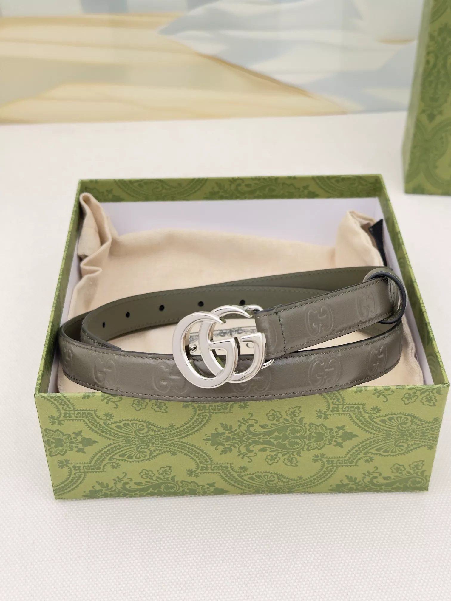 Soft 7690 Gucci AAA Quality Belts In 2.0cm For Women