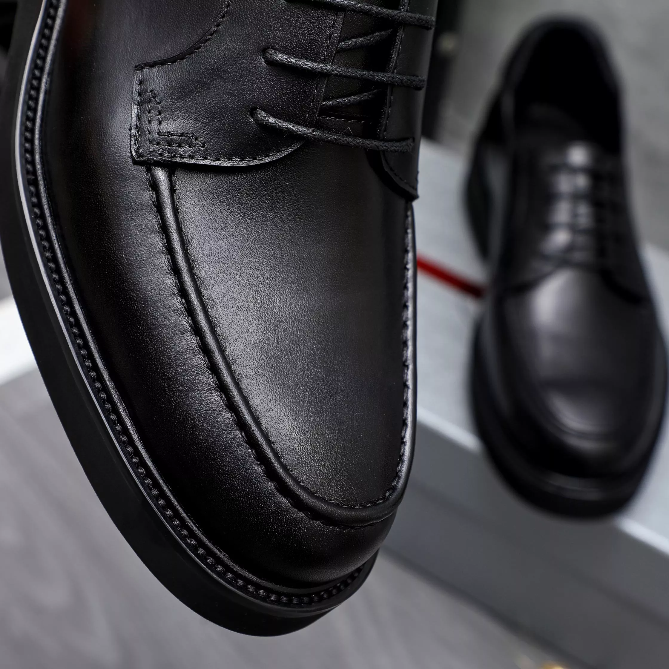 Soft 7993 Prada Leather Shoes For Men