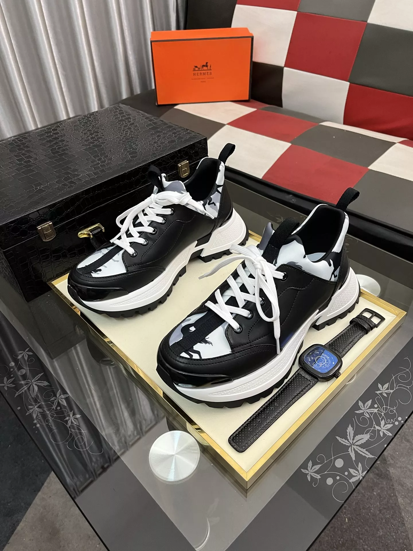 Soft 824 Hermes Casual Shoes For Men