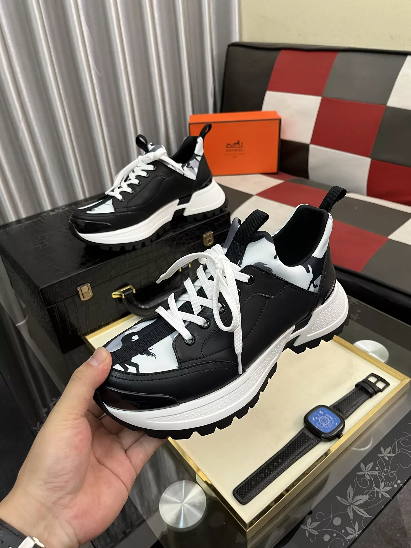 Soft 824 Hermes Casual Shoes For Men