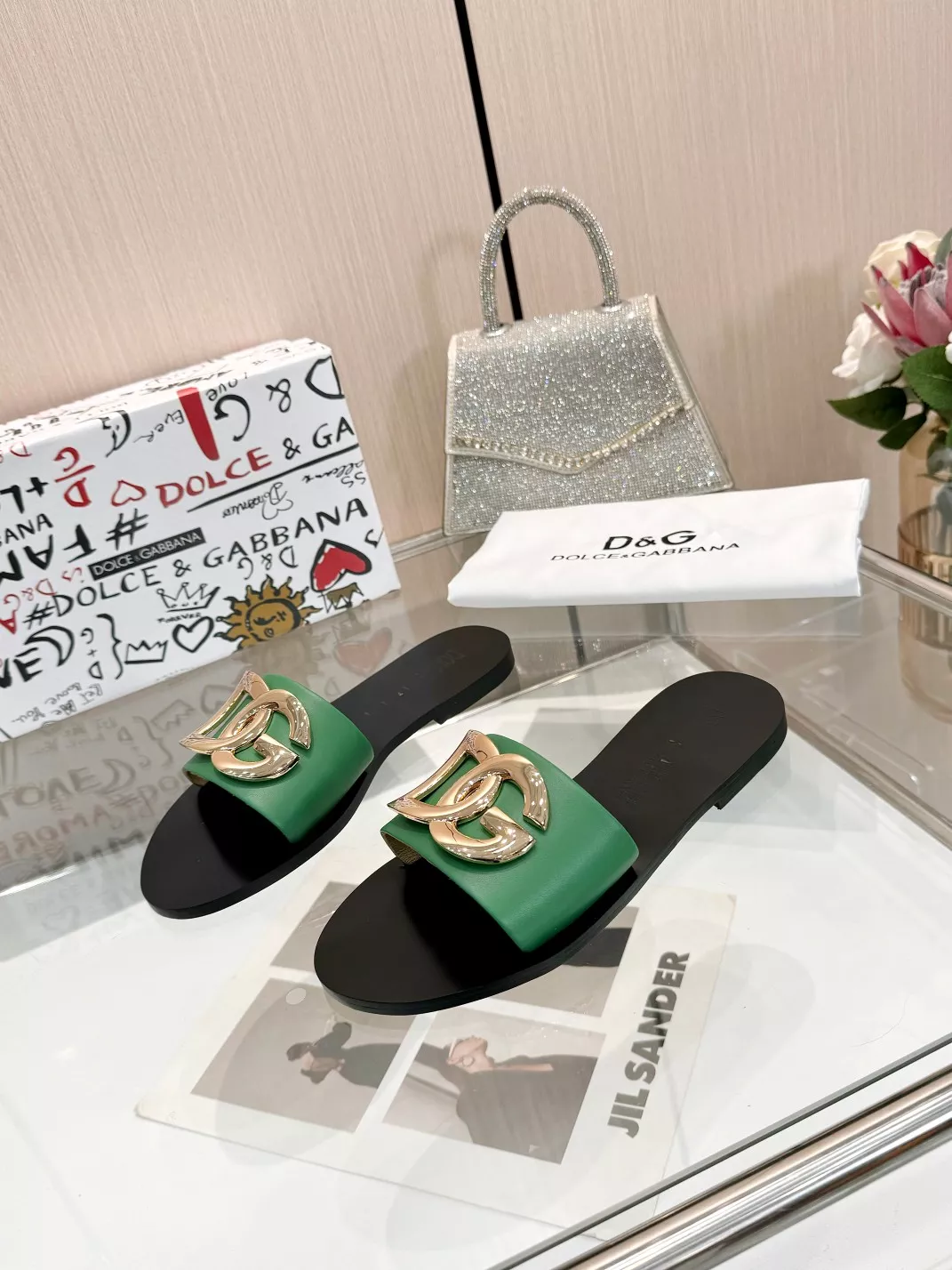 Soft 8308 Dolce & Gabbana D&G Slippers For Women