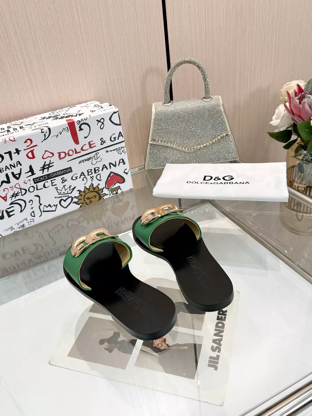 Soft 8308 Dolce & Gabbana D&G Slippers For Women
