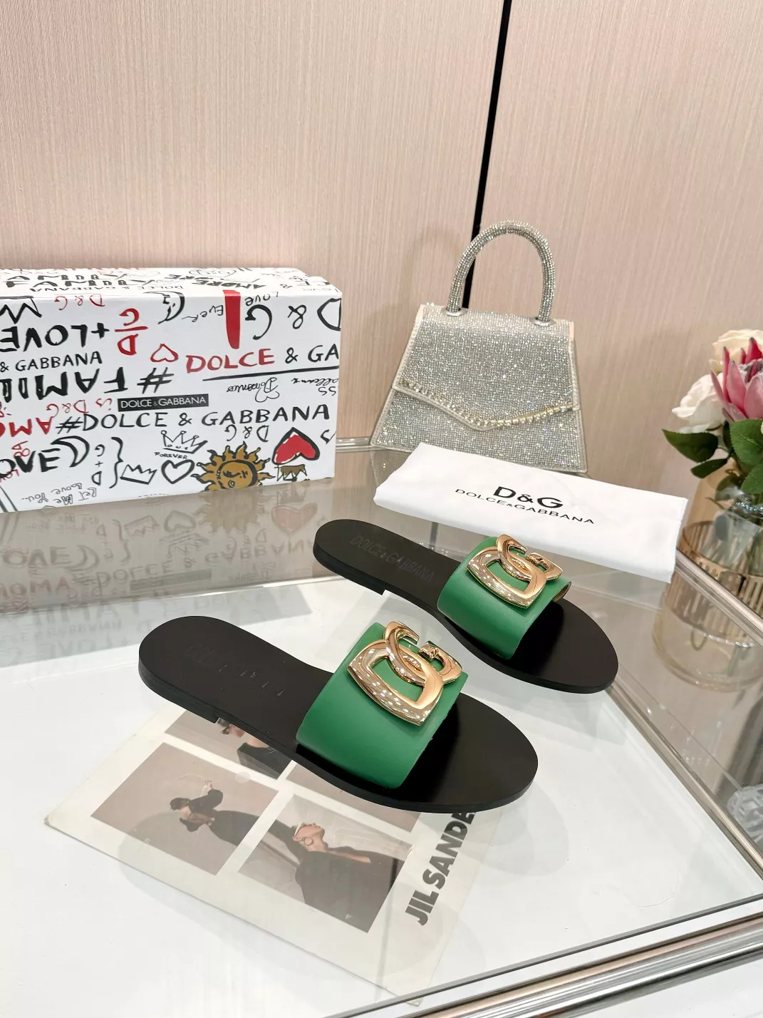 Soft 8308 Dolce & Gabbana D&G Slippers For Women