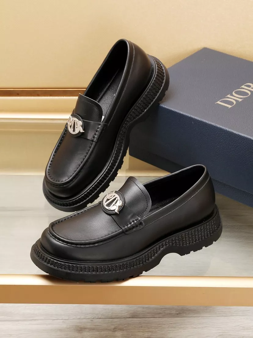Soft 8336 Christian Dior Leather Shoes For Men