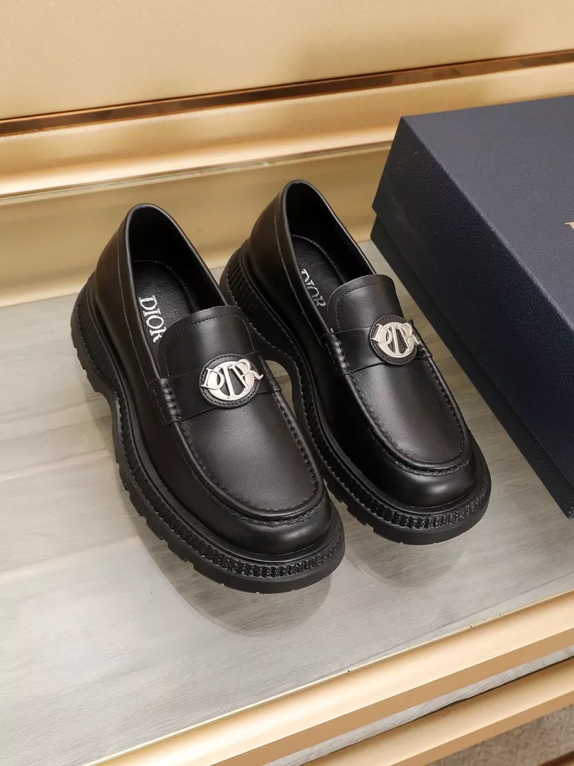 Soft 8336 Christian Dior Leather Shoes For Men