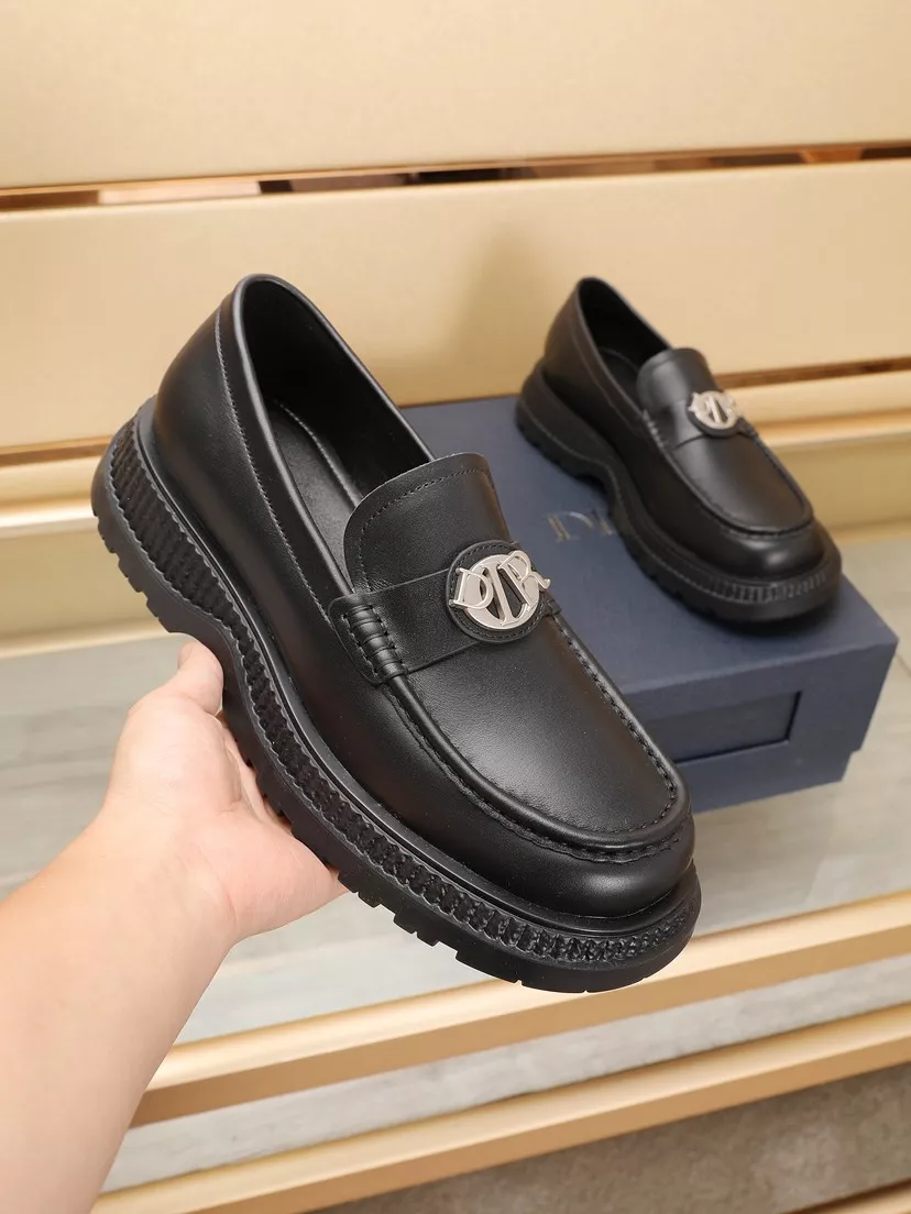 Soft 8336 Christian Dior Leather Shoes For Men