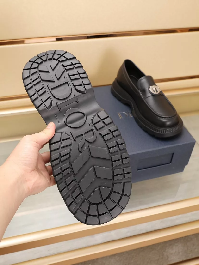 Soft 8336 Christian Dior Leather Shoes For Men