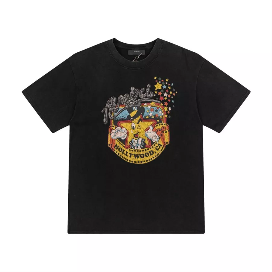 Soft 8428 Amiri T-Shirts Short Sleeved For Unisex