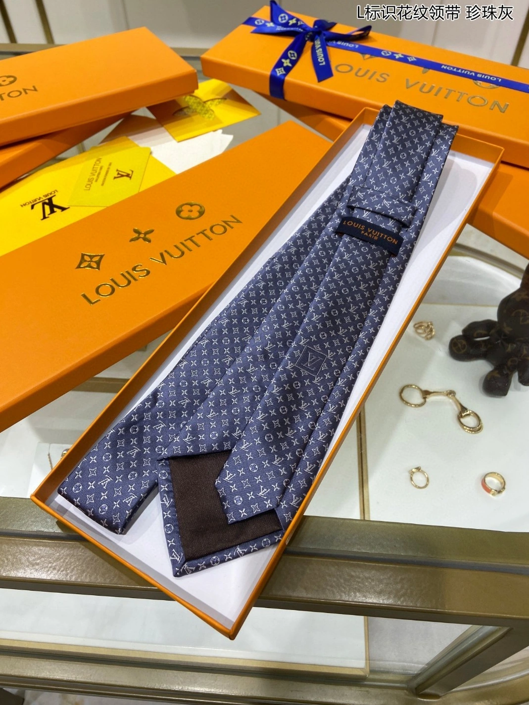 Soft 8466 Louis Vuitton LV Necktie For Men
