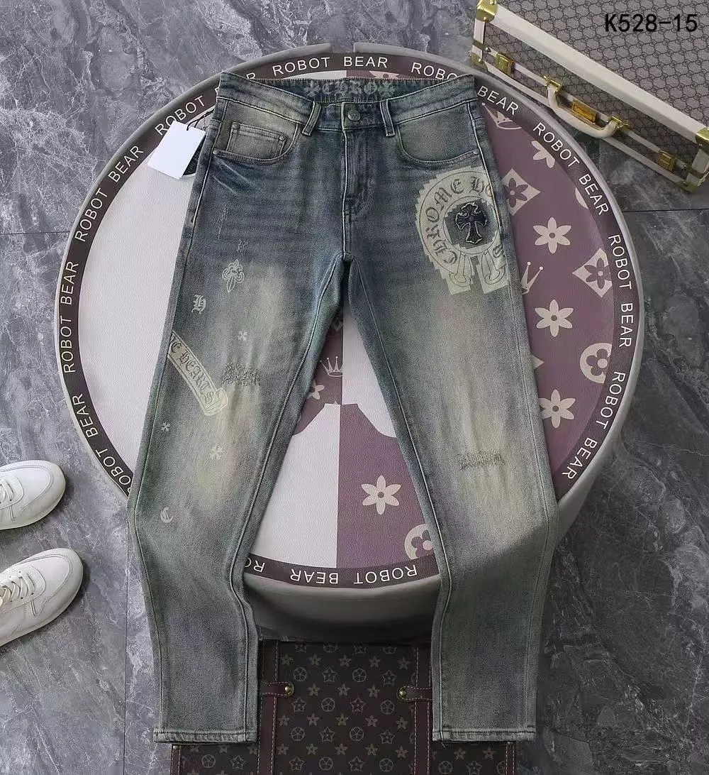 Soft 8484 Chrome Hearts Jeans For Men