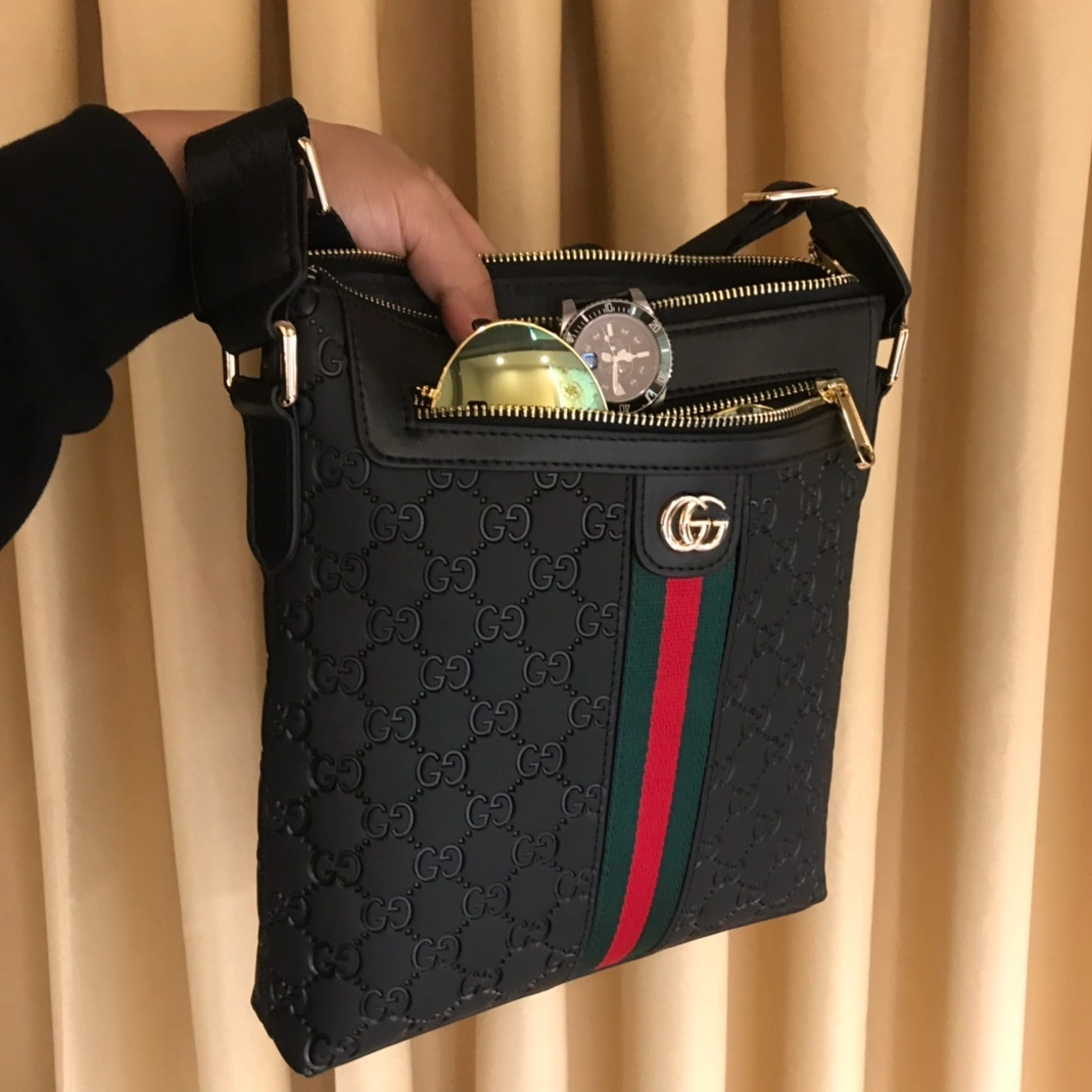 Soft 8583 Gucci AAA Man Messenger Bags