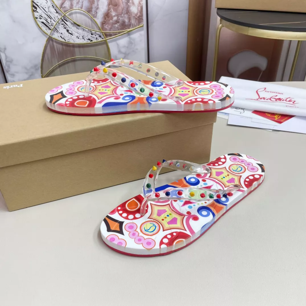 Soft 8993 Christian Louboutin CL Slippers For Men
