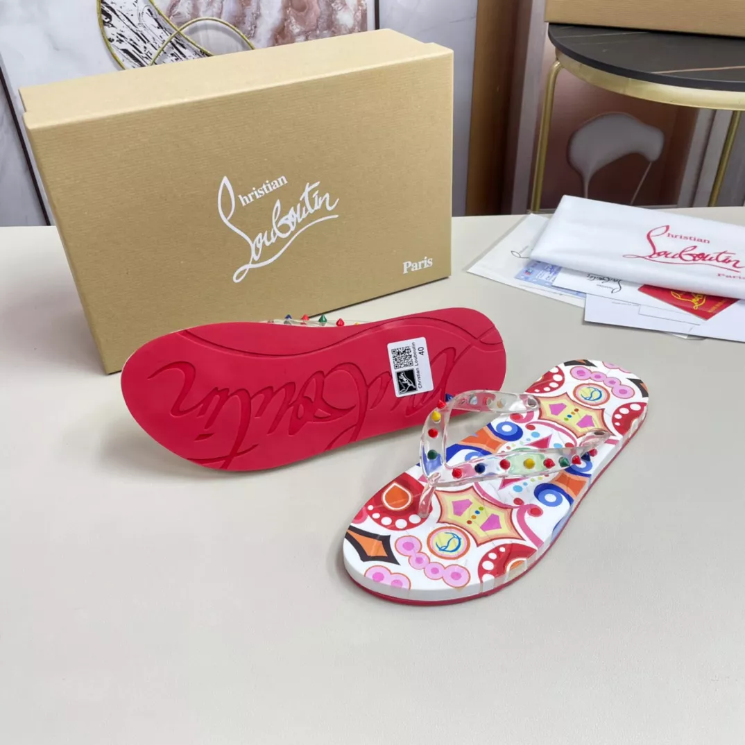 Soft 8993 Christian Louboutin CL Slippers For Men