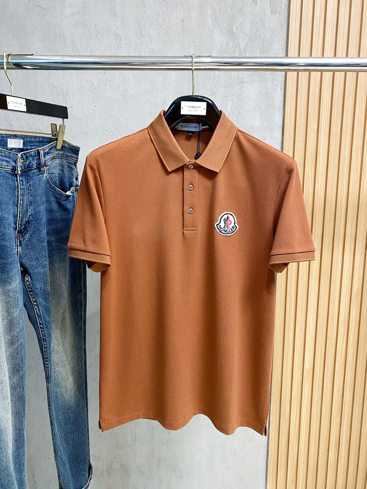 Soft 8993 Moncler T-Shirts Short Sleeved For Men