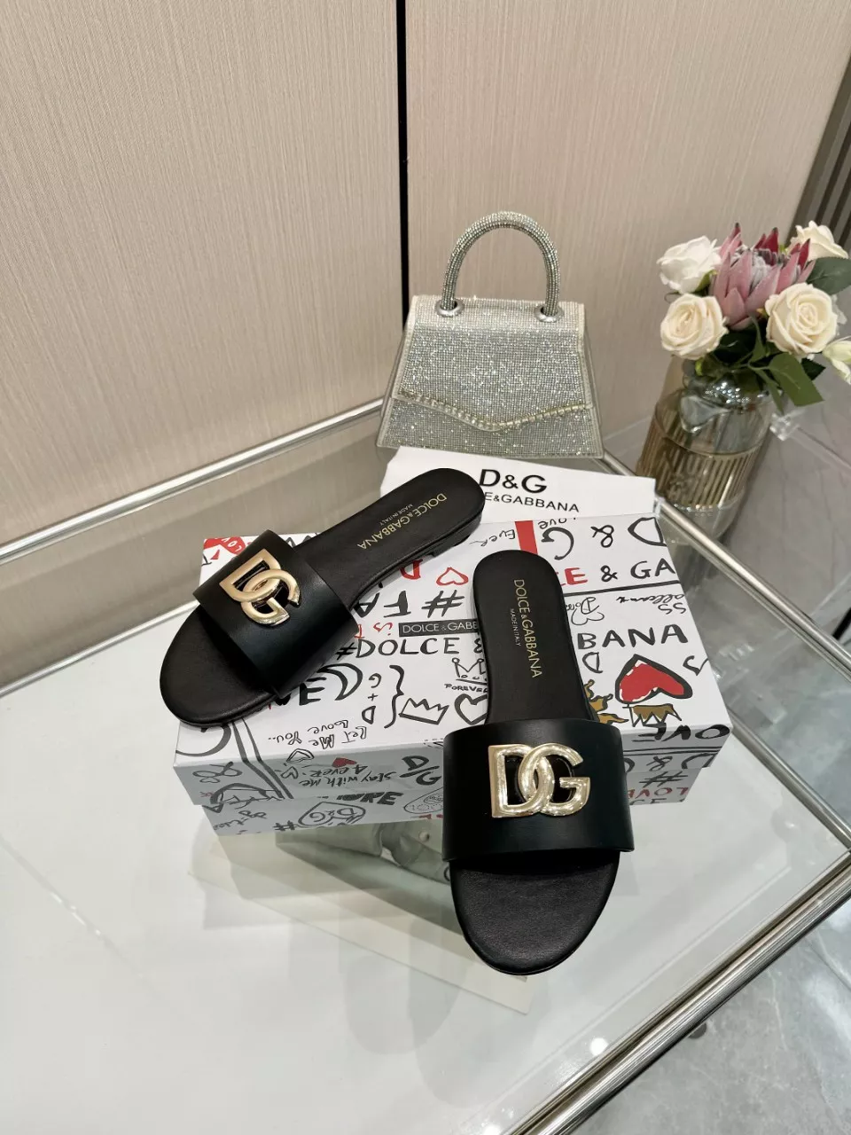 Soft 9067 Dolce & Gabbana D&G Slippers For Women