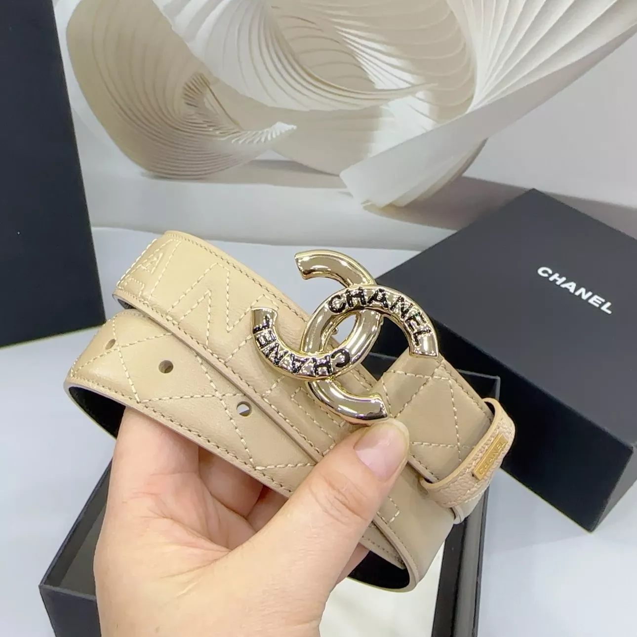 Soft 9239 Chanel AAA Quality Belts In 3.0cm For Women