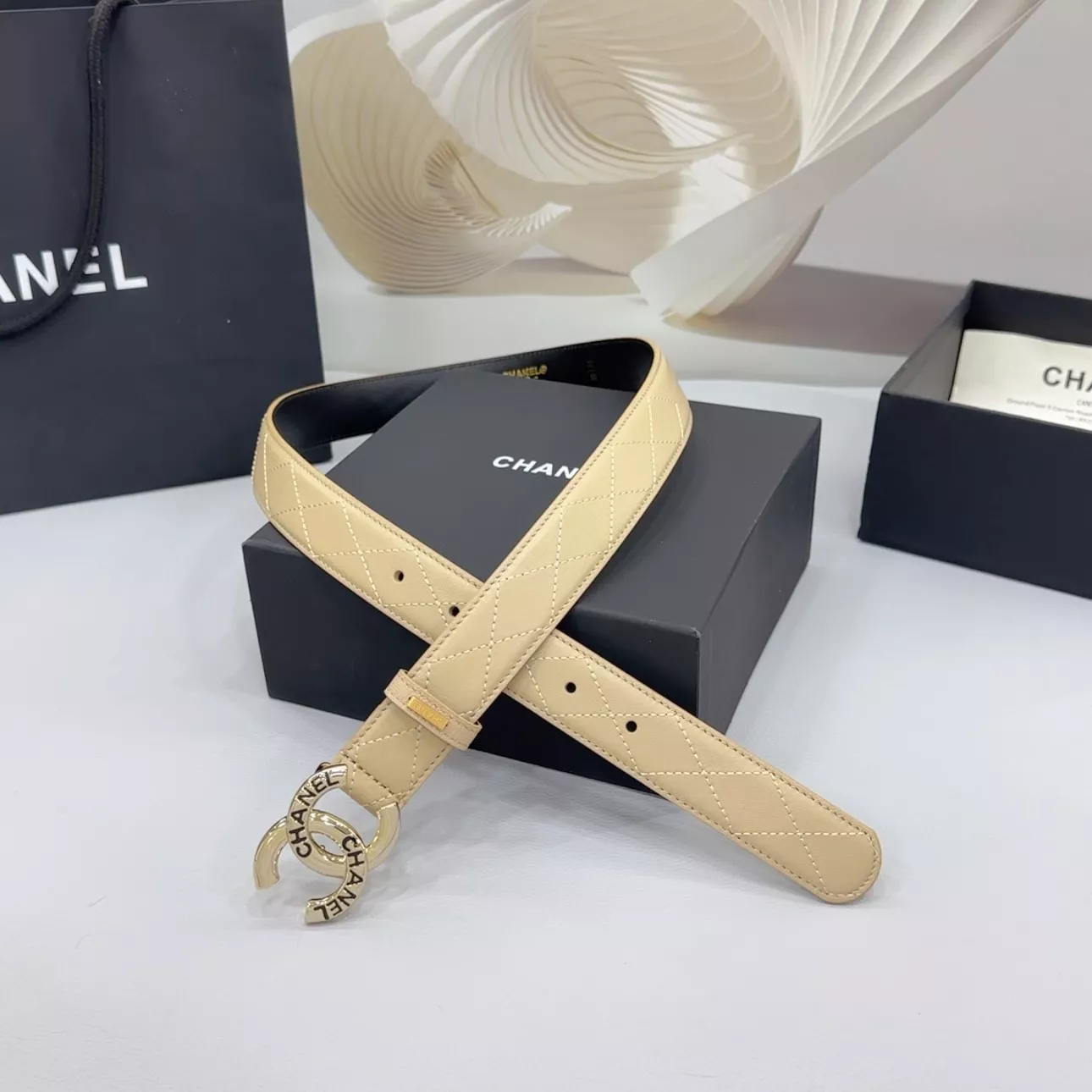 Soft 9239 Chanel AAA Quality Belts In 3.0cm For Women