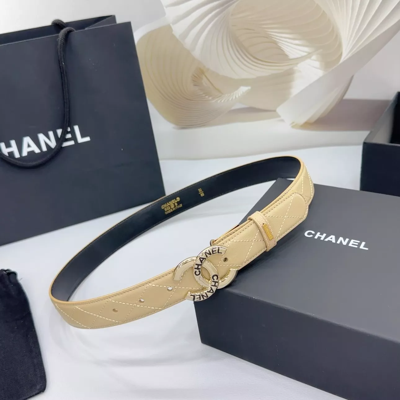 Soft 9239 Chanel AAA Quality Belts In 3.0cm For Women