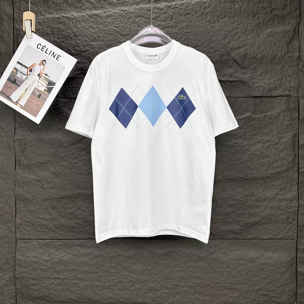 Soft 957 Lacoste T-Shirts Short Sleeved For Unisex