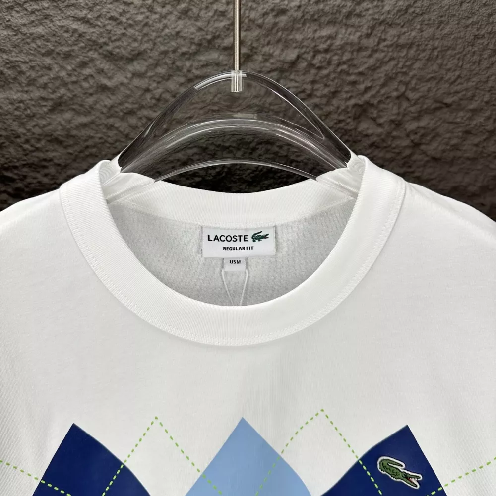 Soft 957 Lacoste T-Shirts Short Sleeved For Unisex