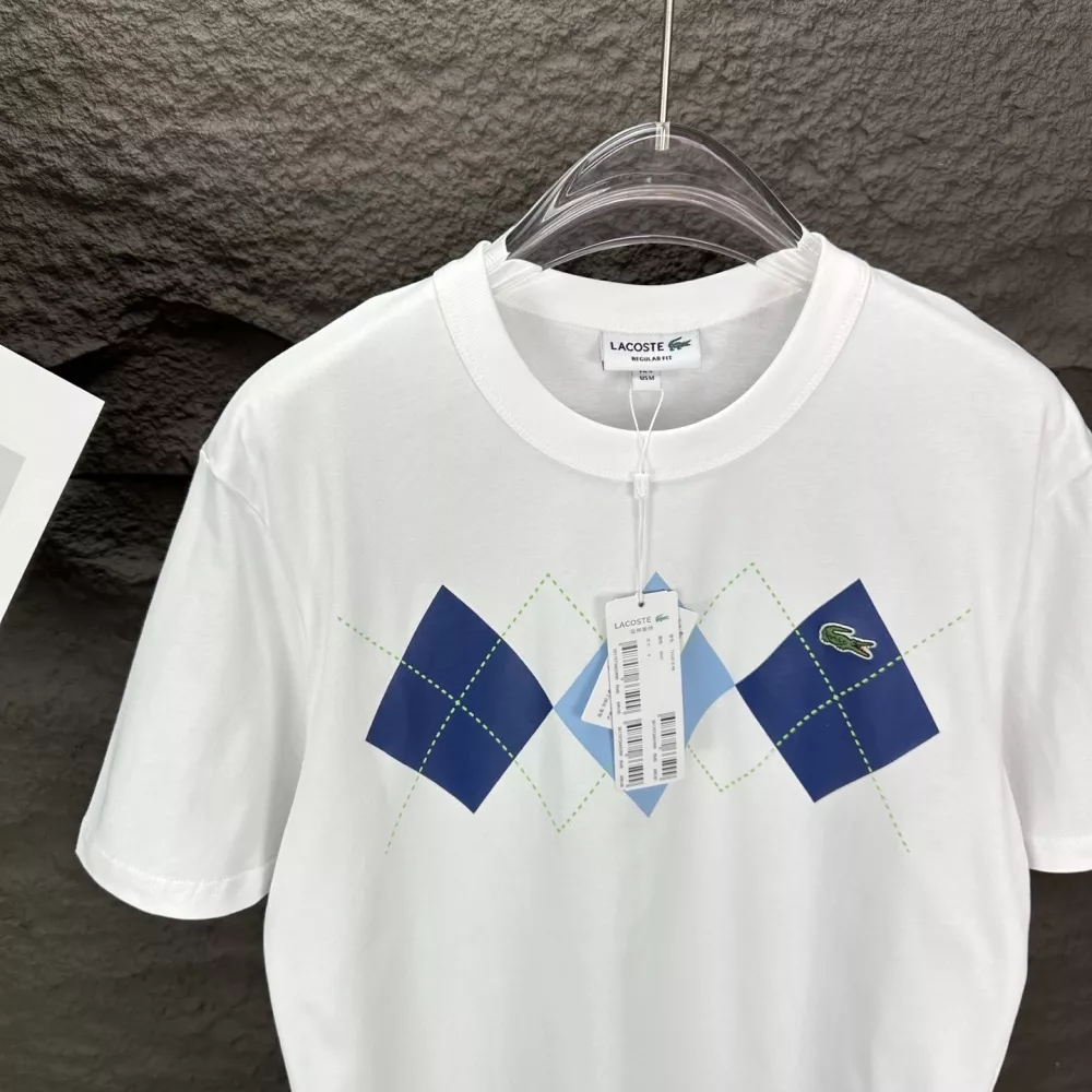 Soft 957 Lacoste T-Shirts Short Sleeved For Unisex