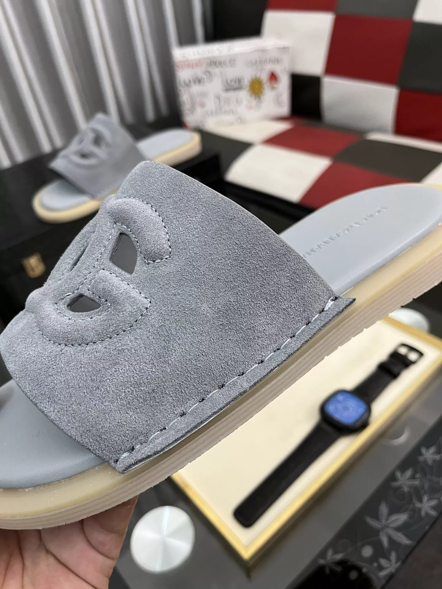 Soft 9669 Dolce & Gabbana D&G Slippers For Men