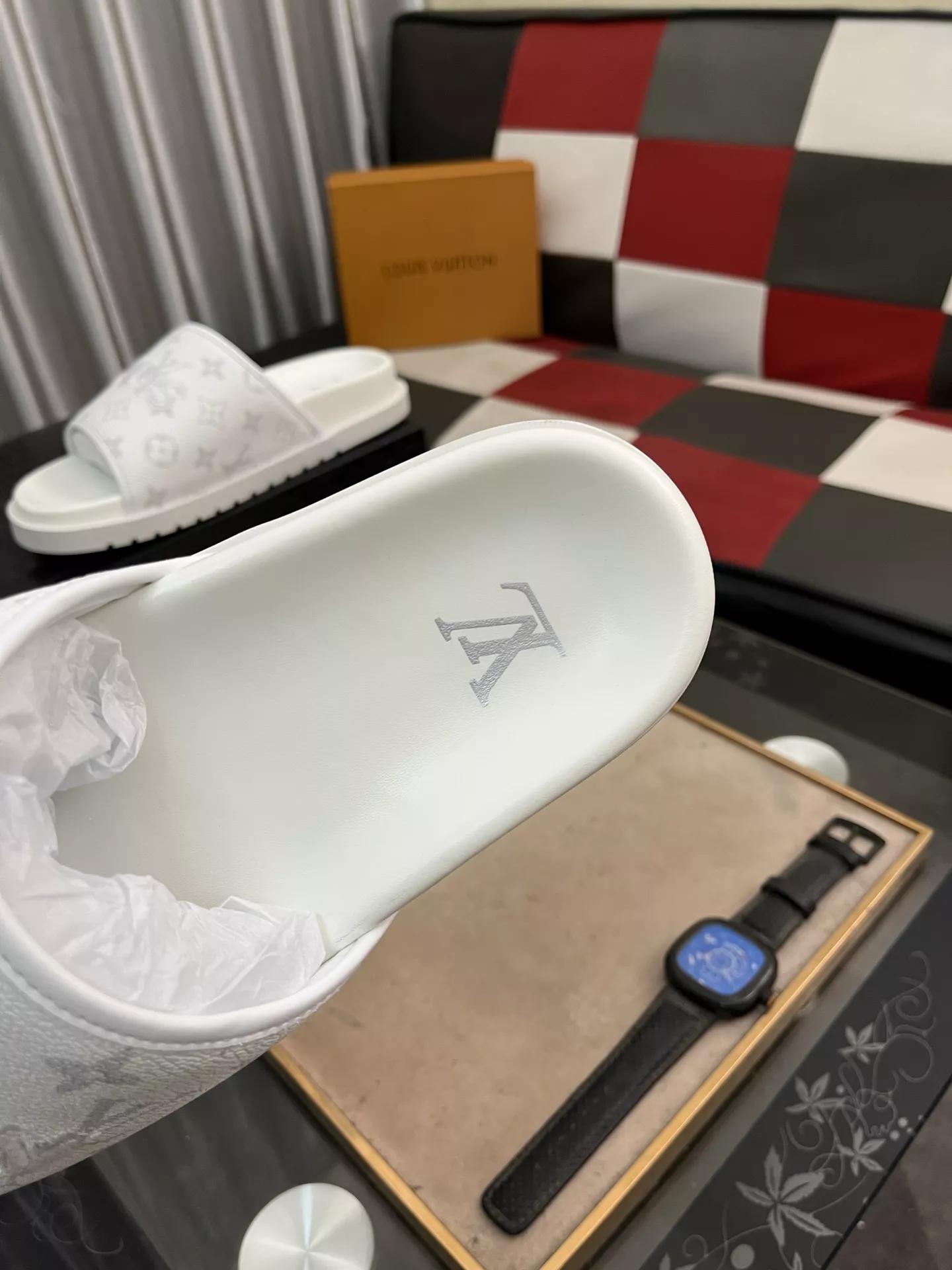 Soft 9732 Louis Vuitton Slippers For Men