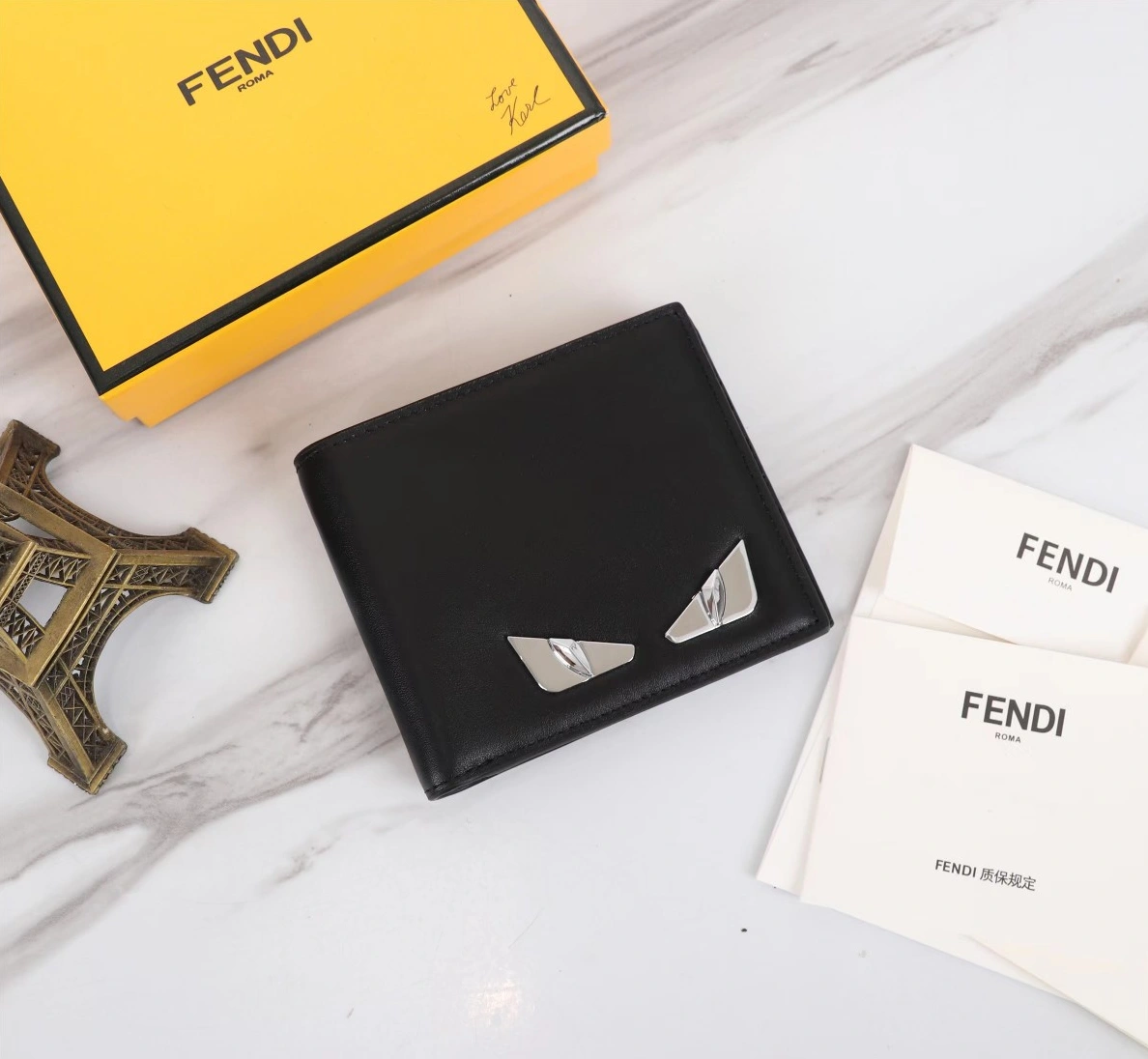 Soft 9745 Fendi AAA Quality Wallet For Unisex