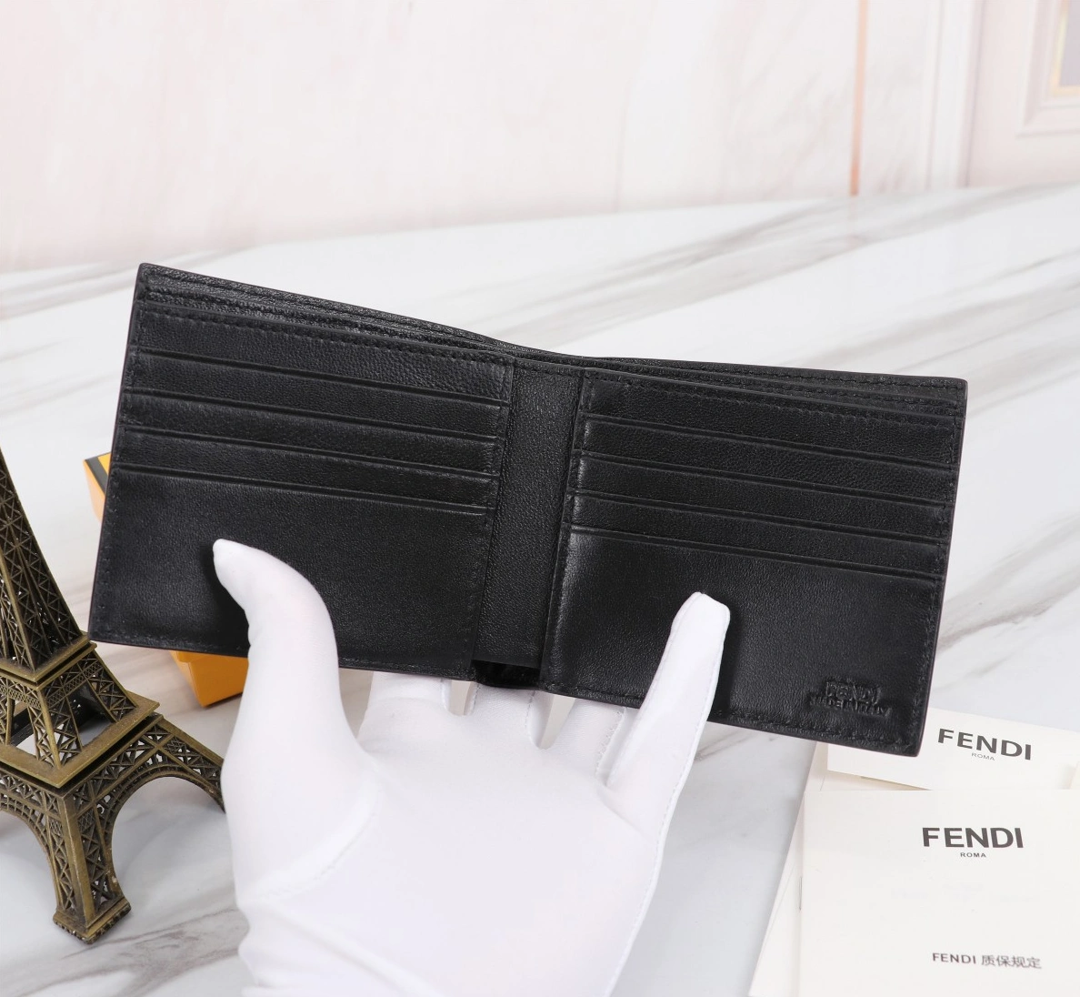 Soft 9745 Fendi AAA Quality Wallet For Unisex