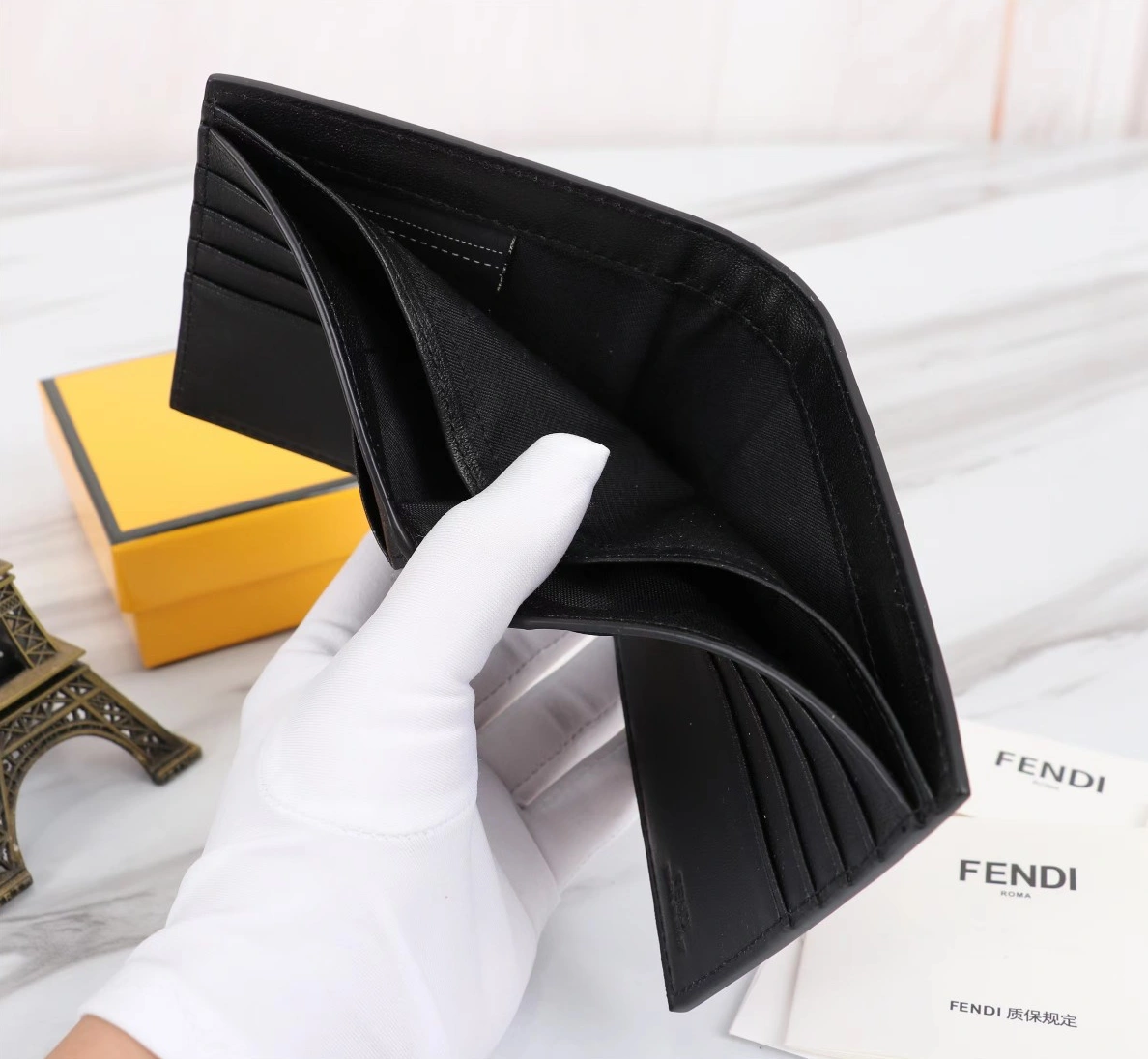 Soft 9745 Fendi AAA Quality Wallet For Unisex