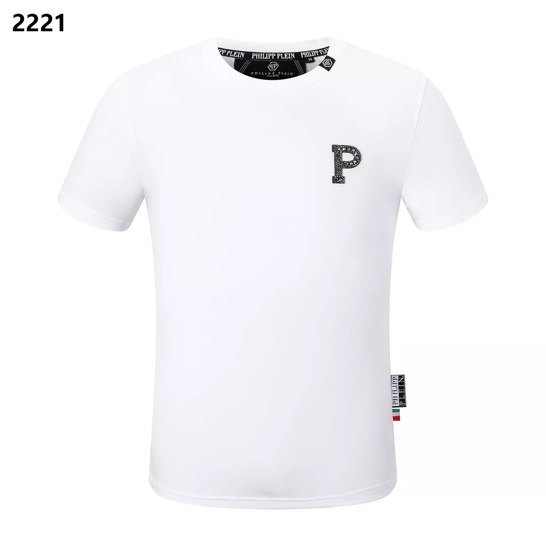 Soft 9867 Philipp Plein PP T-Shirts Short Sleeved For Men