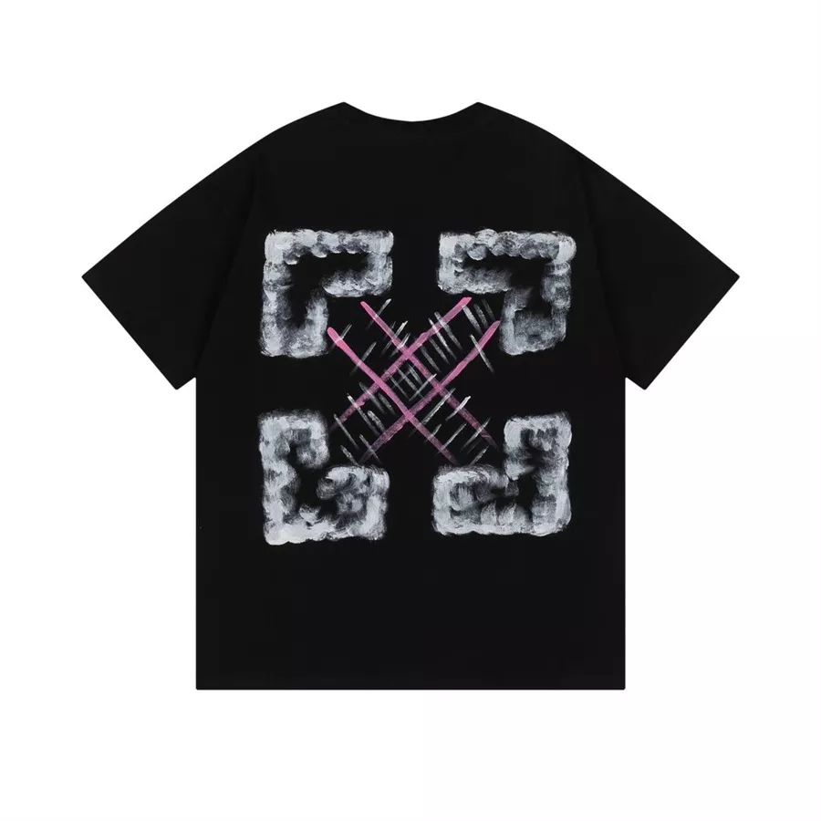 Soft 9886 Off-White T-Shirts Short Sleeved For Unisex