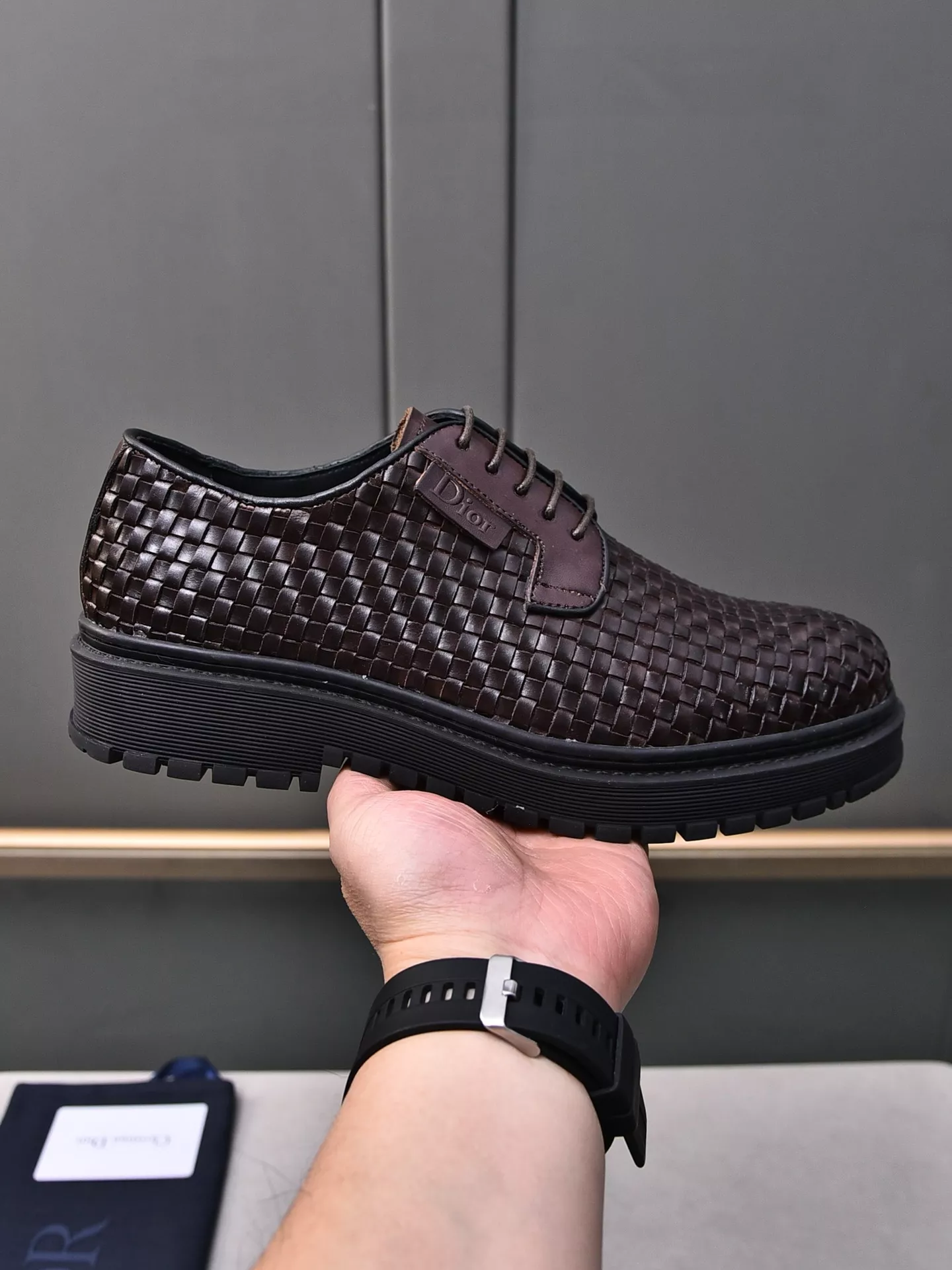 Soft 9922 Christian Dior Leather Shoes For Men
