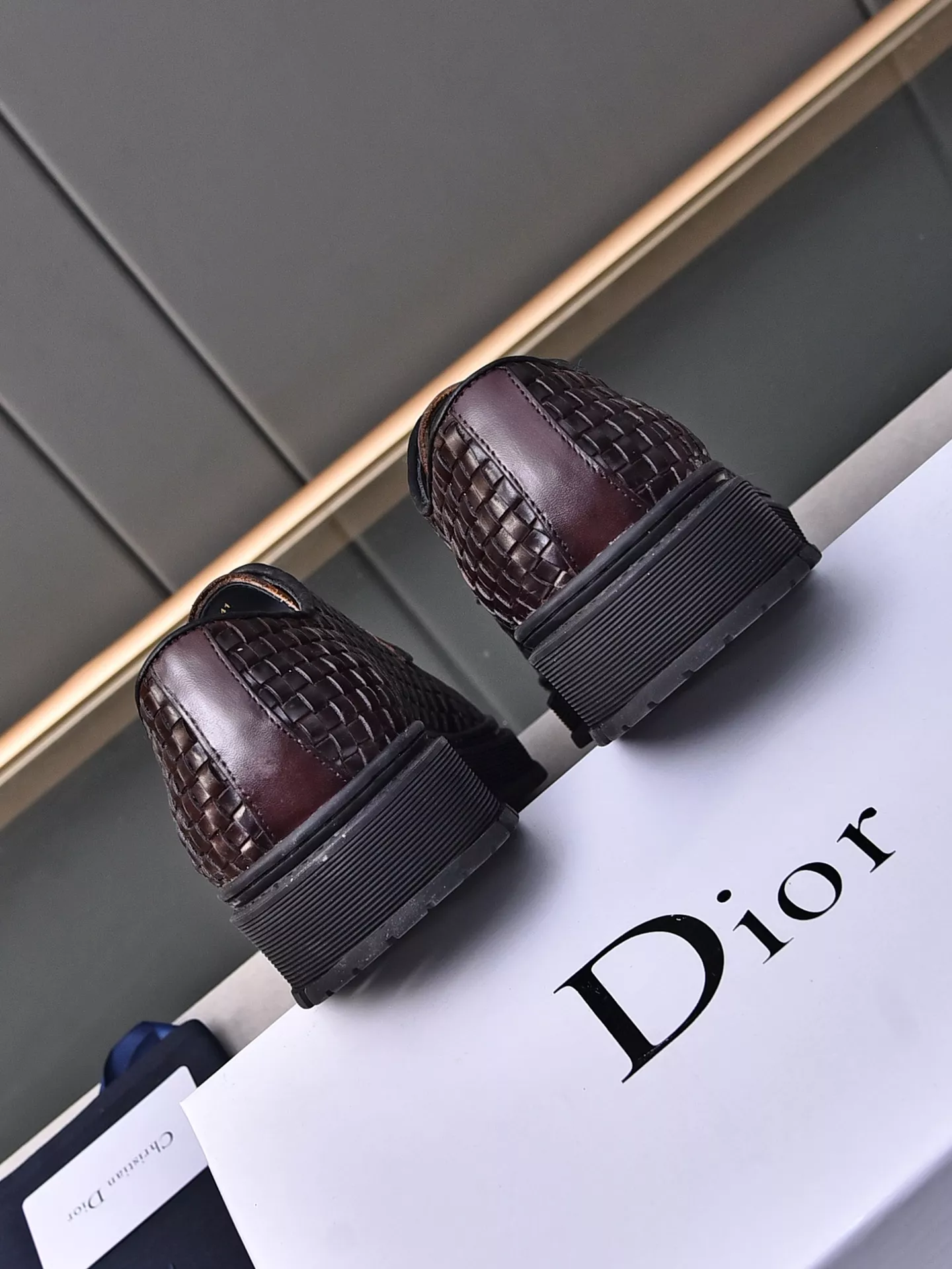 Soft 9922 Christian Dior Leather Shoes For Men