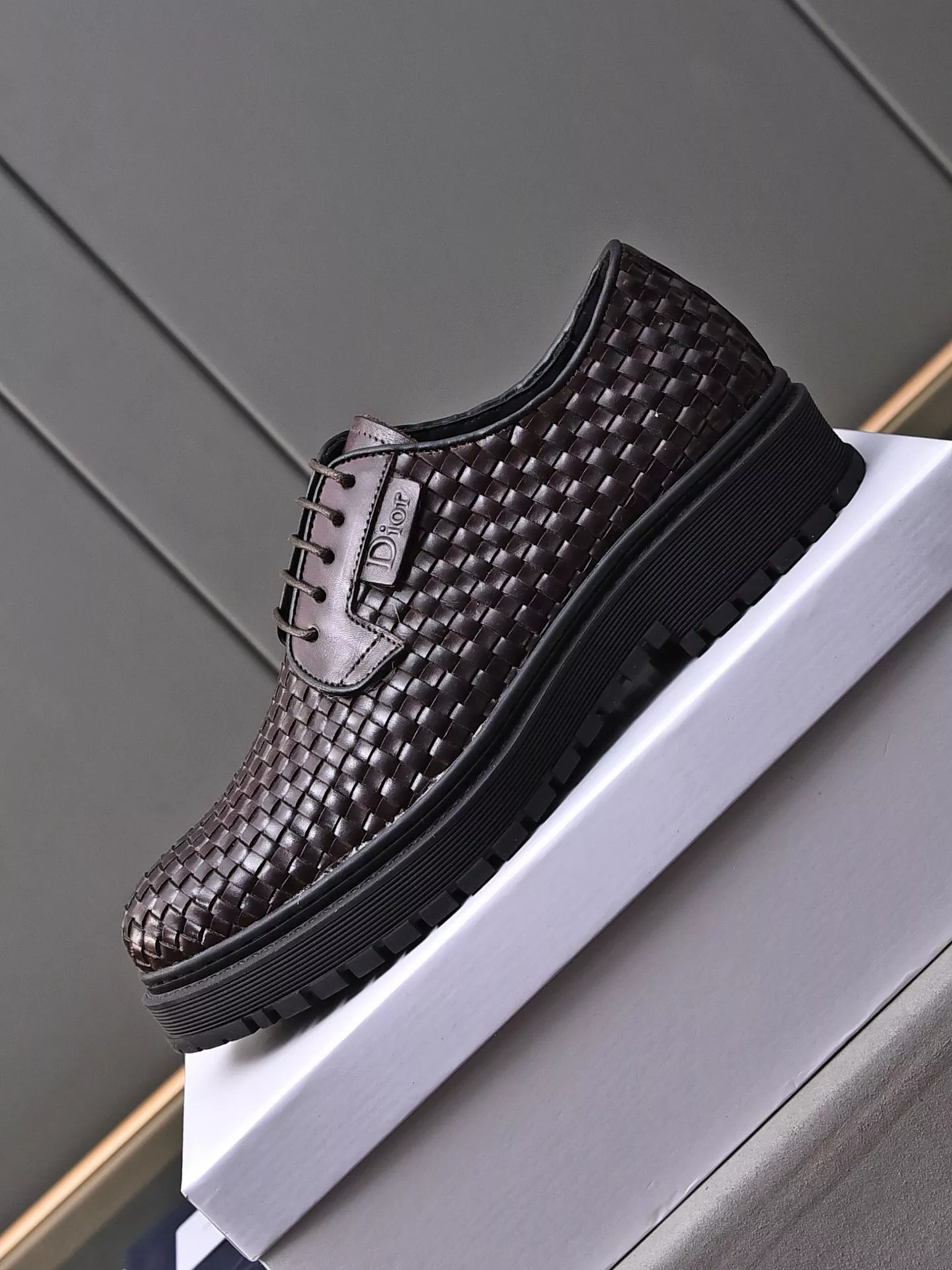 Soft 9922 Christian Dior Leather Shoes For Men