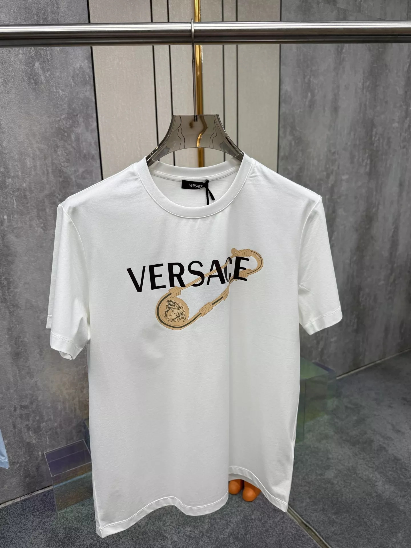 Soft 9956 Versace T-Shirts Short Sleeved For Unisex