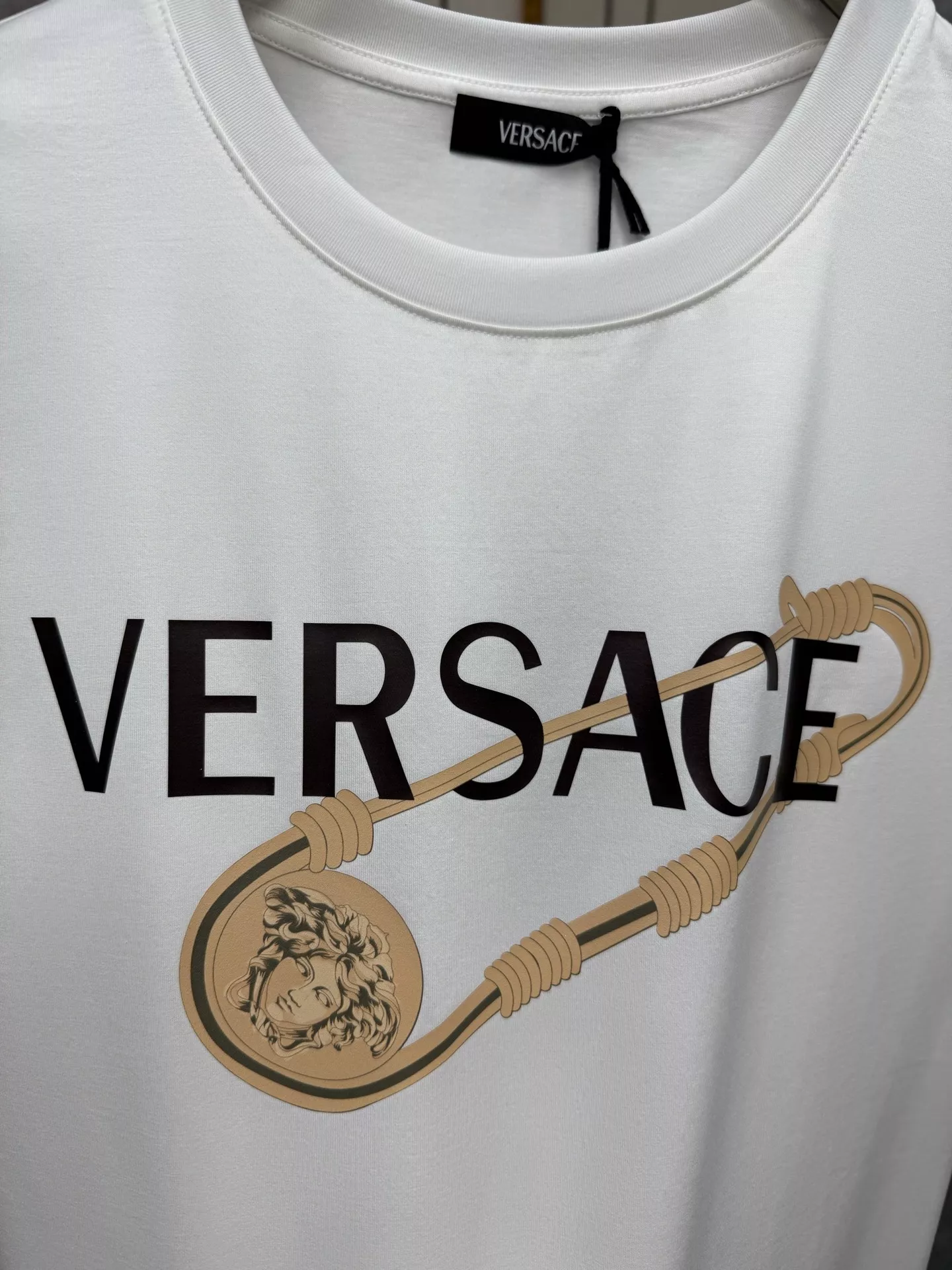 Soft 9956 Versace T-Shirts Short Sleeved For Unisex