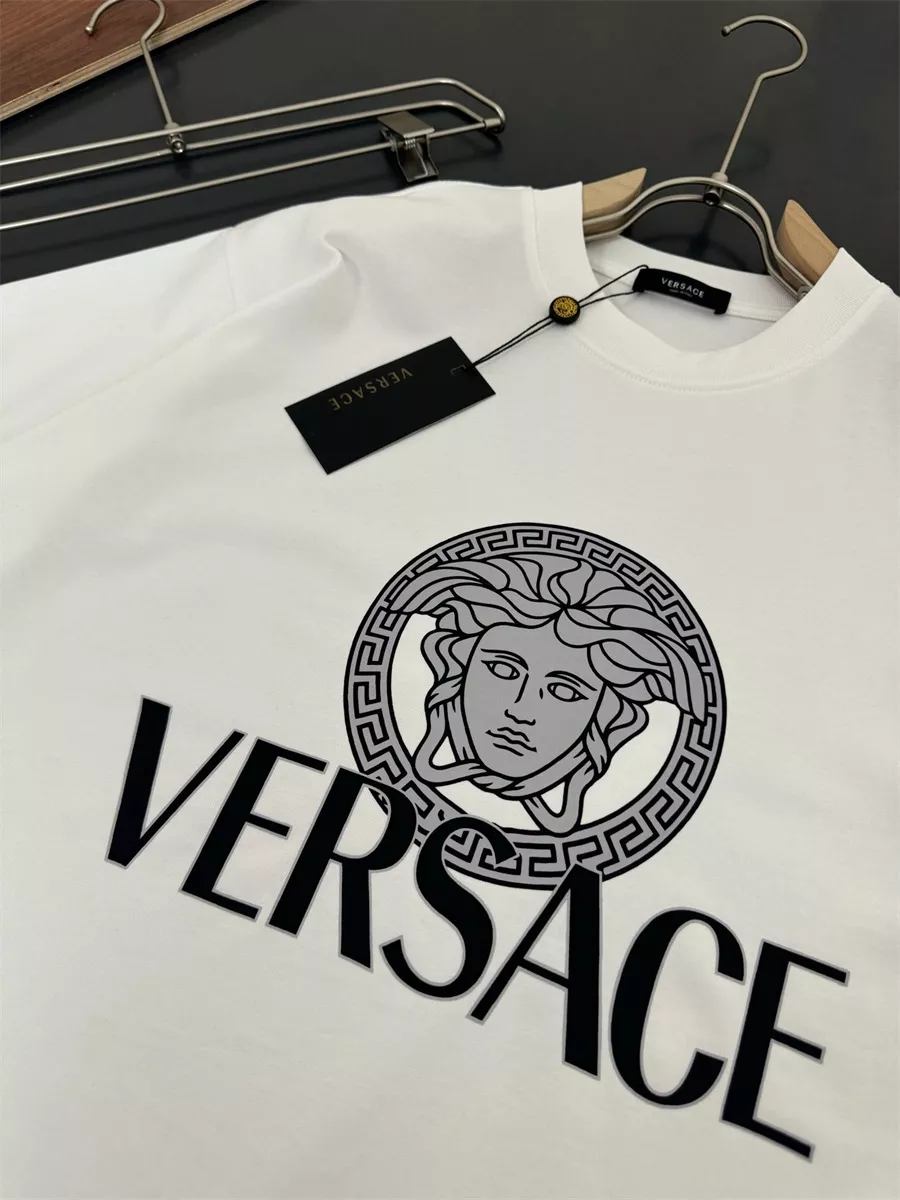 Sophisticated 1245 Versace T-Shirts Short Sleeved For Unisex