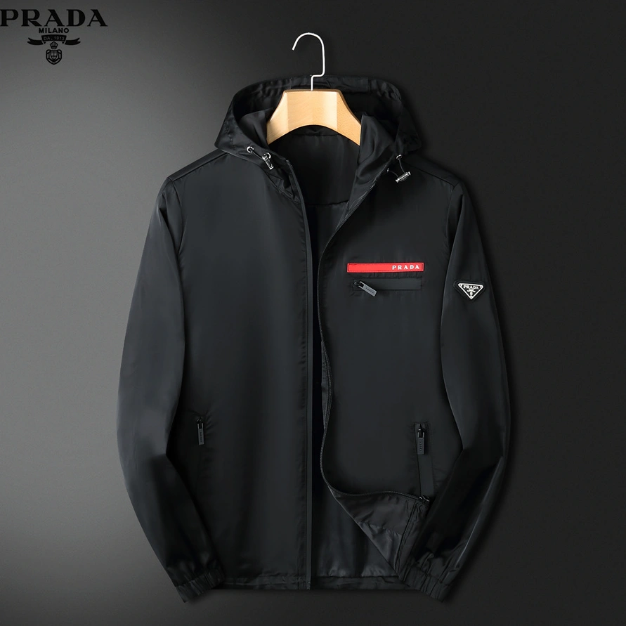 Sophisticated 1296 Prada New Jackets Long Sleeved For Men