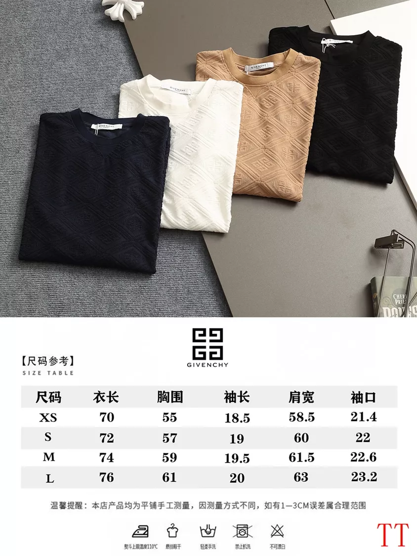 Sophisticated 1301 Givenchy T-Shirts Short Sleeved For Unisex