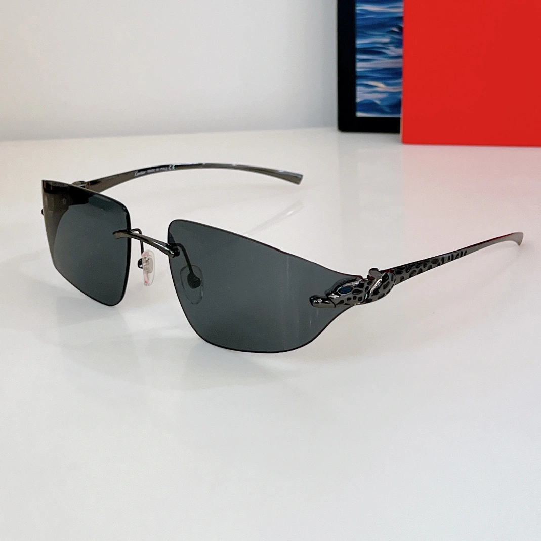 Sophisticated 1401 Cartier AAA Quality Sunglassess