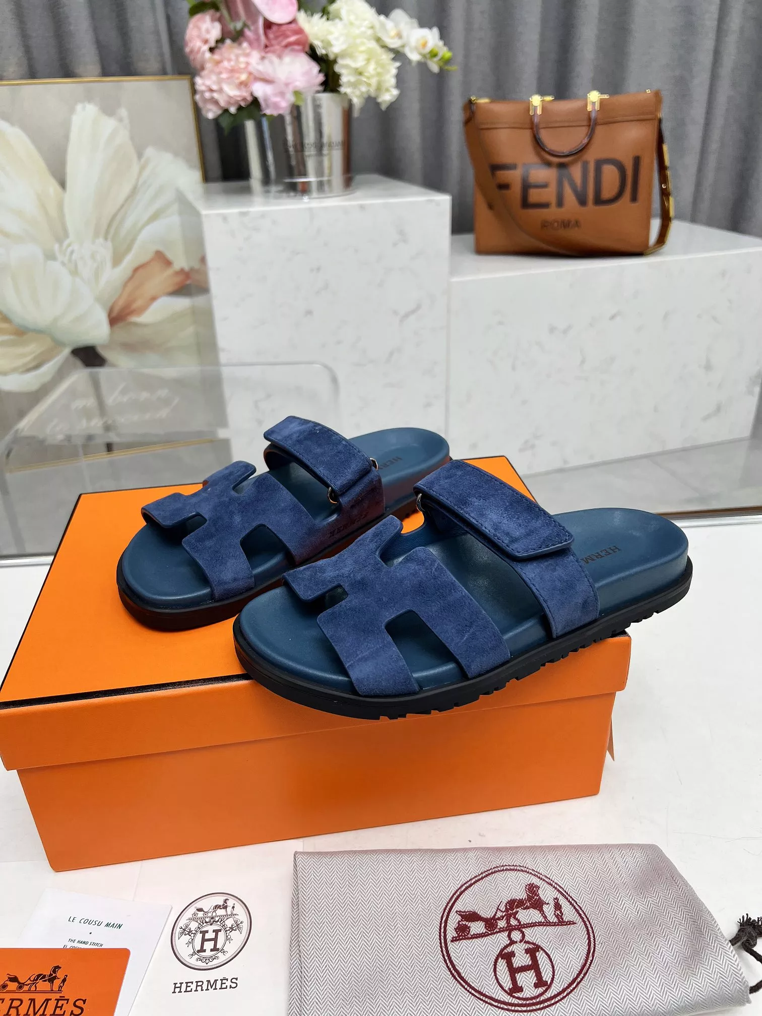Sophisticated 1421 Hermes Slippers For Men