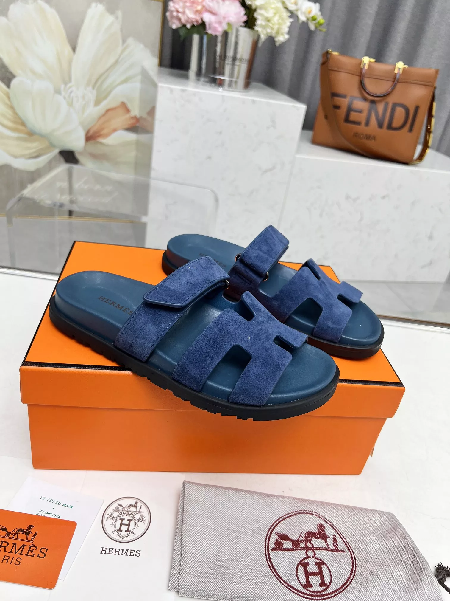 Sophisticated 1421 Hermes Slippers For Men